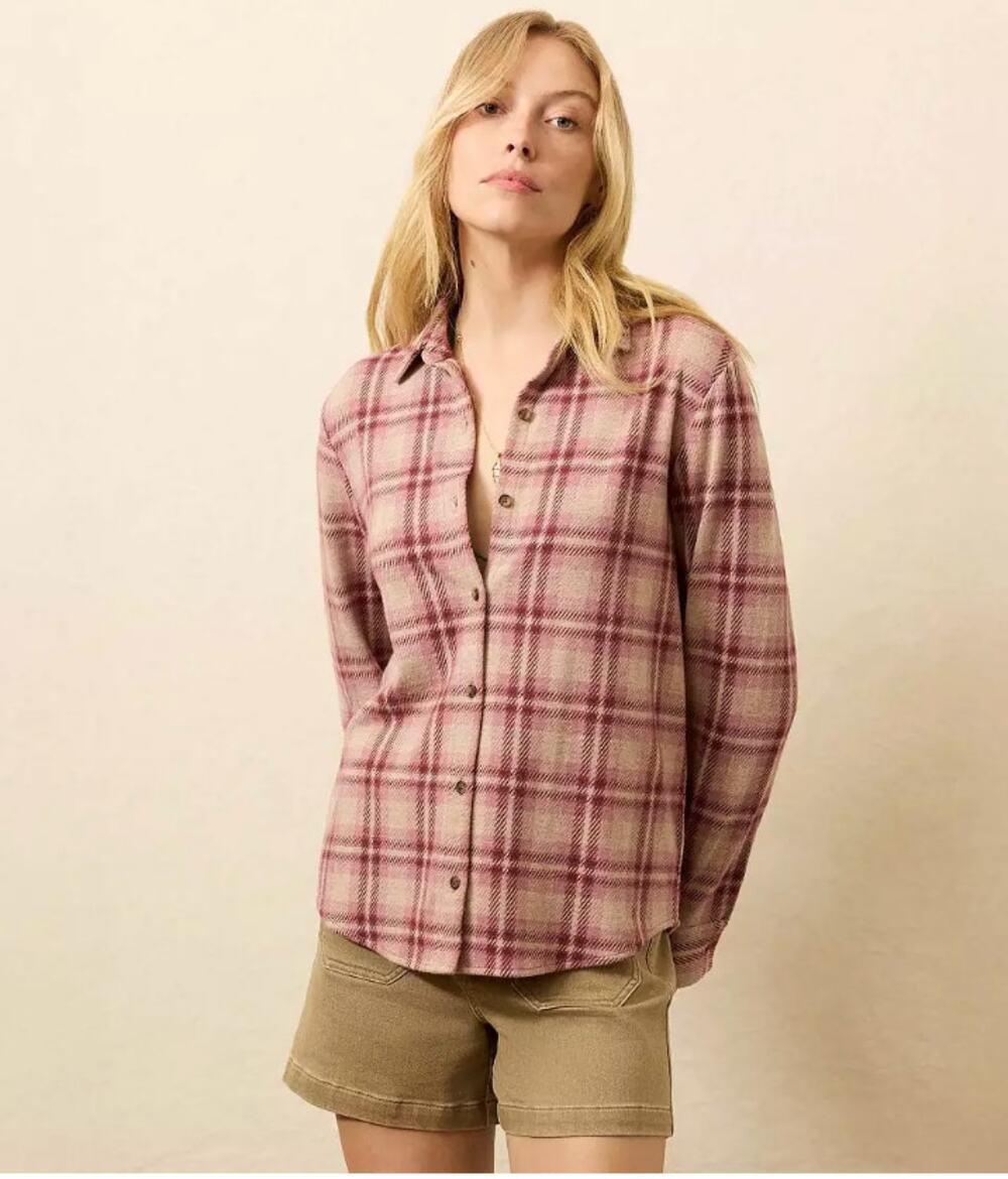 NWT Faherty Women's Legend Sweater Classic Shirt - Size Large